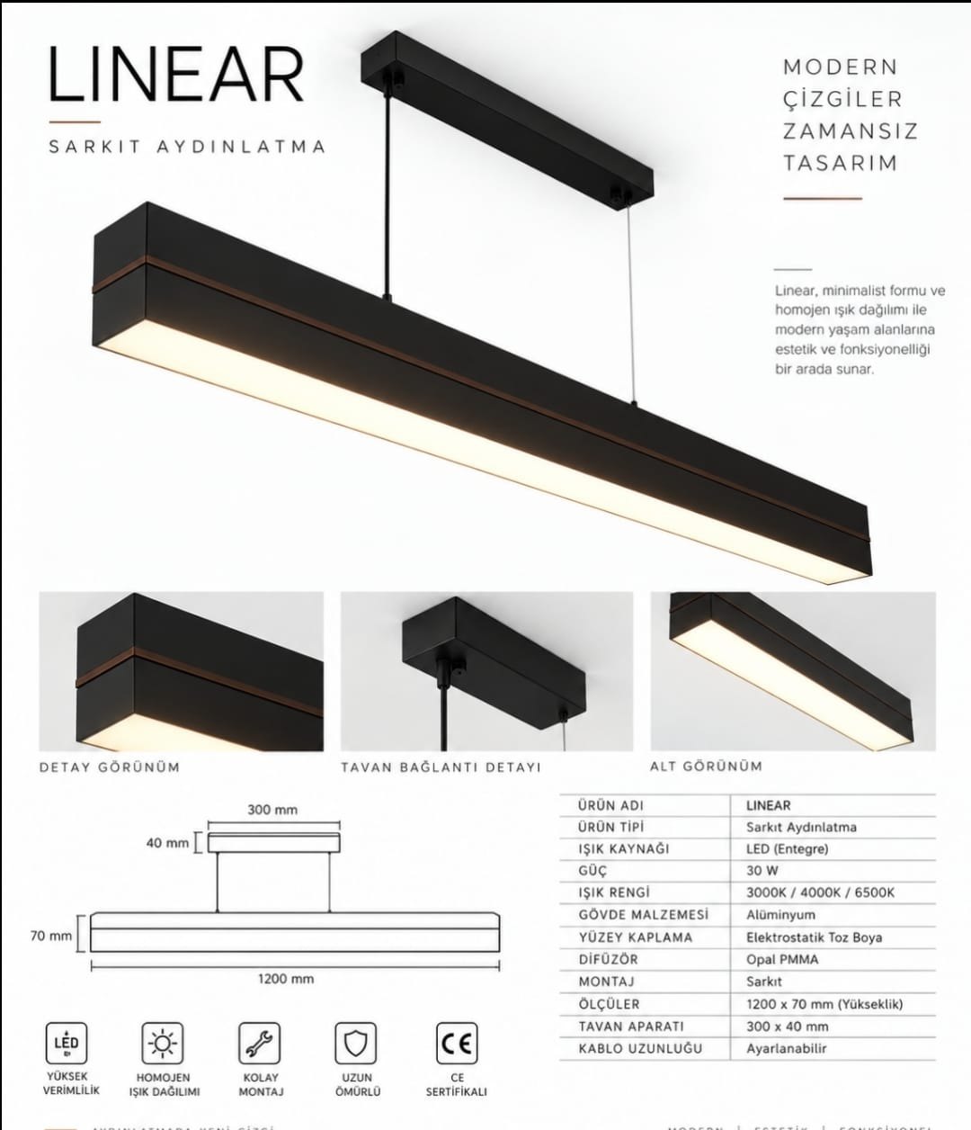 Lineer Hat Armatür, el işçiliği pirinç döküm aydınlatma
